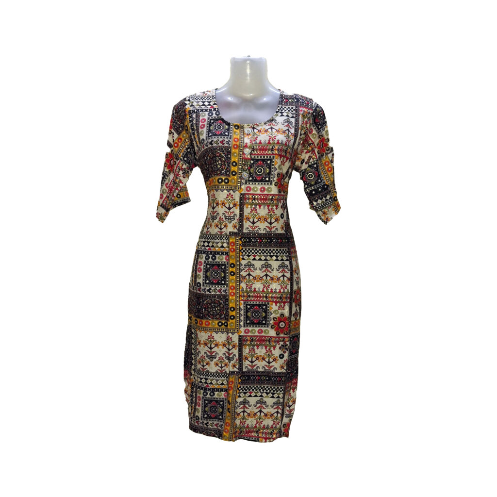 Rayon Printed Kurtis